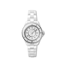 샤넬 J12 워치 33mm 쿼츠 화이트 다이아